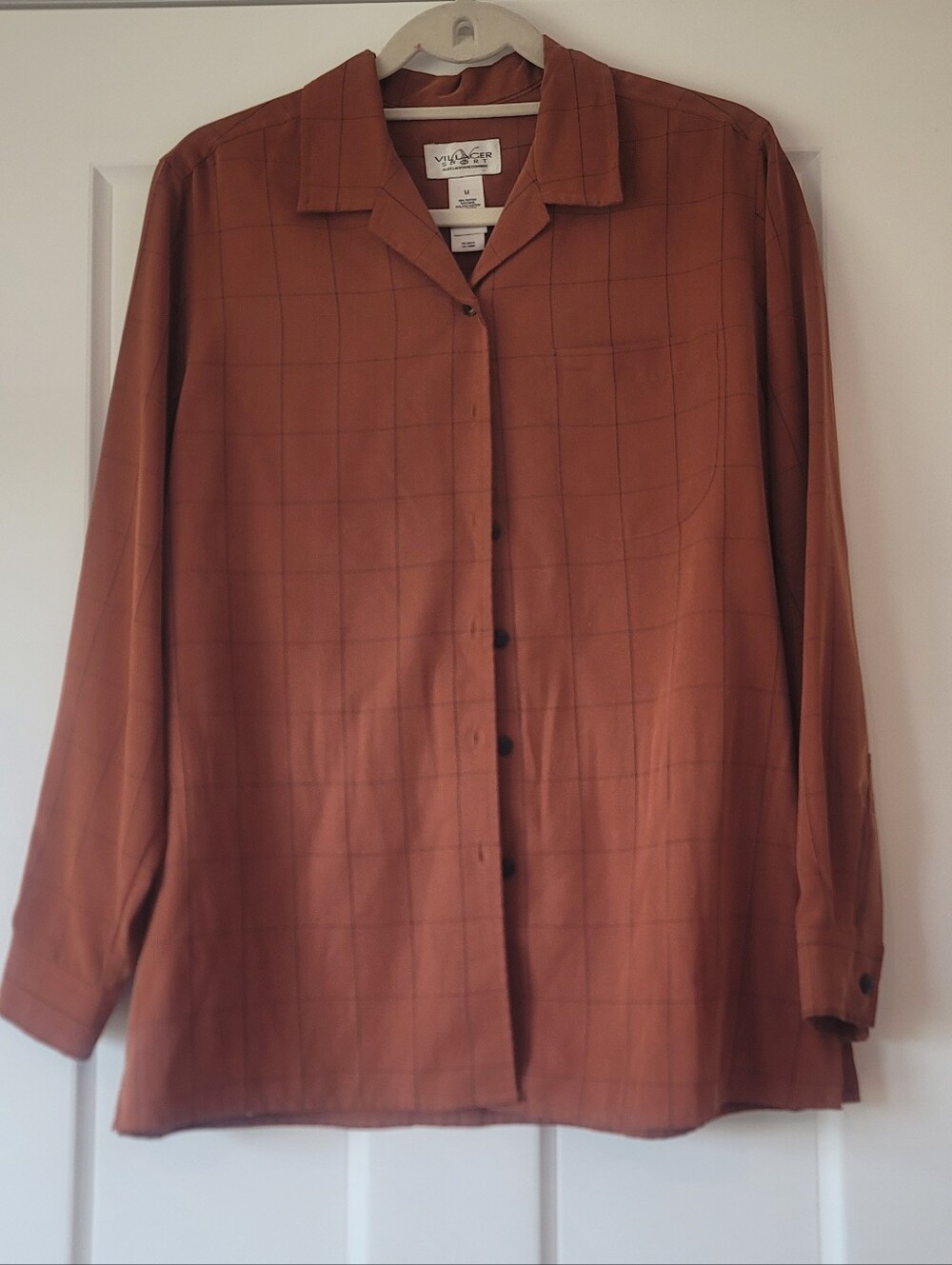 Vintage Villager Sport Brown Blouse